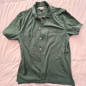 J Crew Men’s Knit Seersucker Button Down